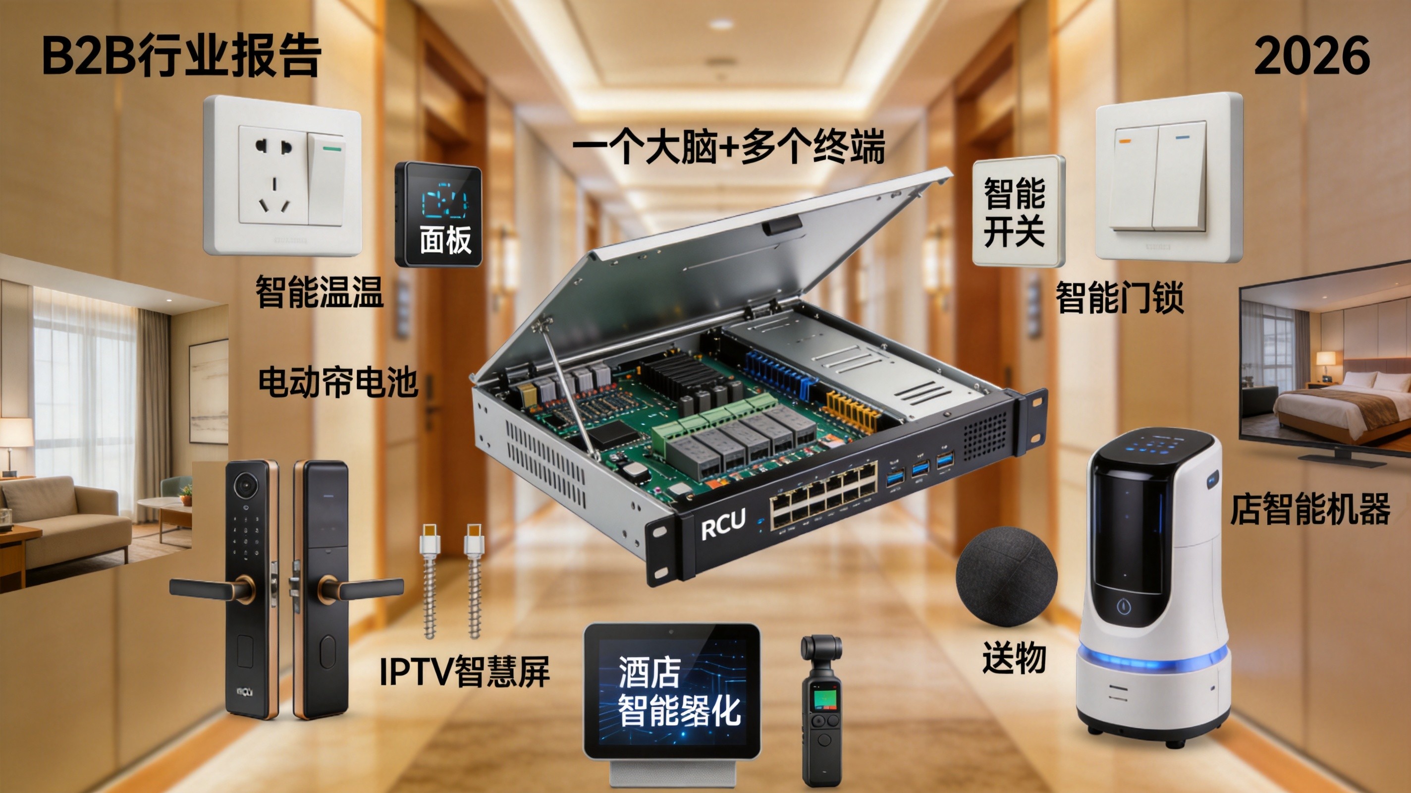 图 1 H-EDOS智联生态：RCU主机作为「神经中枢」协同全栈设备
